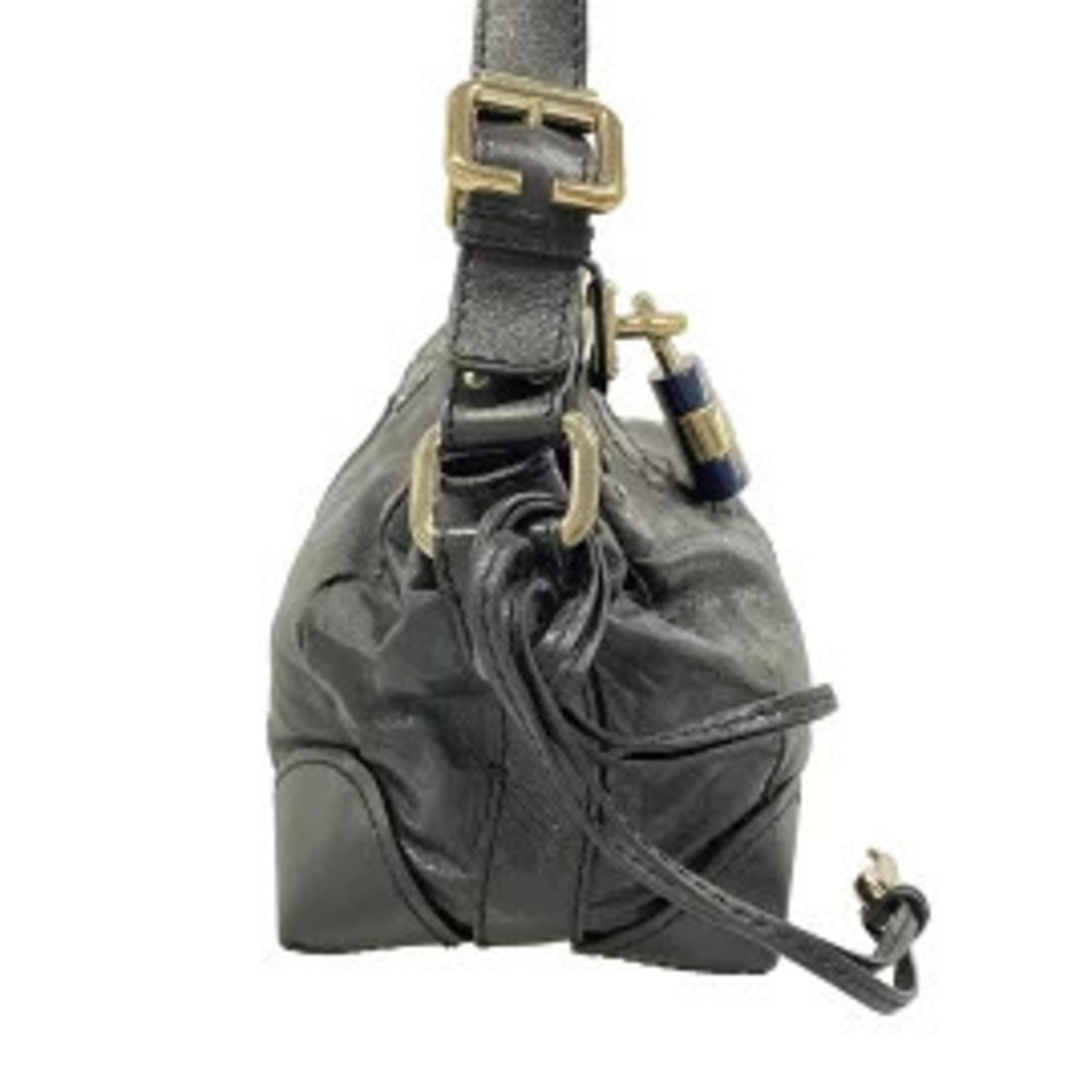 Chloe Paddington Shoulder Bag Black Leather